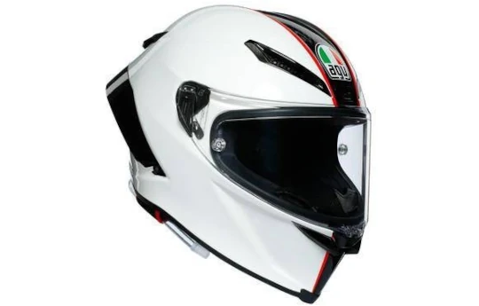 Kask integralny AGV PISTA GP RR SCUDERIA biały czerwony czarny