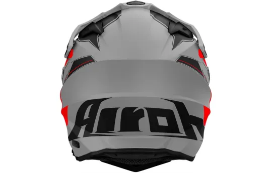 Kask integralny AIROH COMMANDER 2 SKIP RED GLOSS czarny szary czerwony