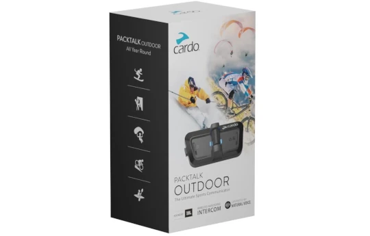 Interkom uniwersalny CARDO OUTDOOR BLACK