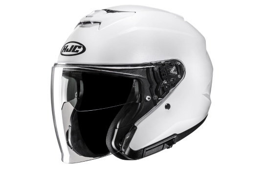 Kask otwarty HJC I31 RENO WHITE/RED biały czerwony