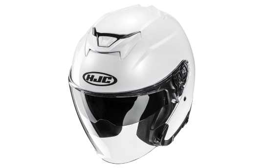 Kask otwarty HJC I31 RENO WHITE/RED biały czerwony