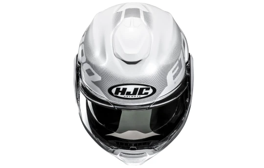 Kask szczękowy HJC F100 REFF BLACK/WHITE czarny biały