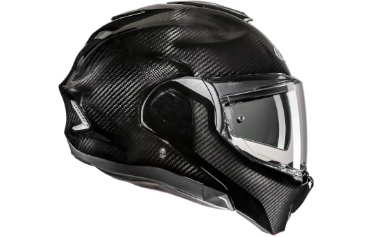 Kask szczękowy HJC F100 CARBON STAN BLACK/RED czarny czerwony