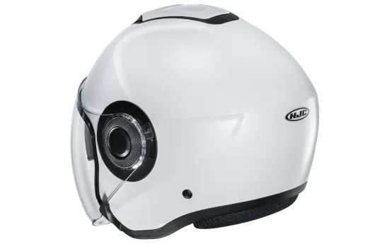Kask otwarty HJC I40N VISION WHITE/RED biały czerwony