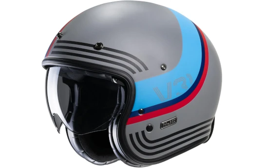 Kask otwarty HJC V31 FIRO BLACK czarny