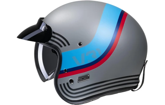 Kask otwarty HJC V31 FIRO BLACK czarny