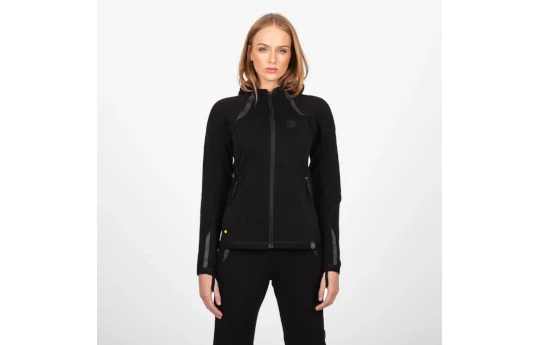 Bluza motocyklowa damska KNOX SHIELD HOODY LADY BLACK czarny