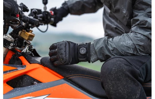 Rękawice miejskie KNOX ORSA TEXTILE OR4 SAGE GREEN zielony czarny