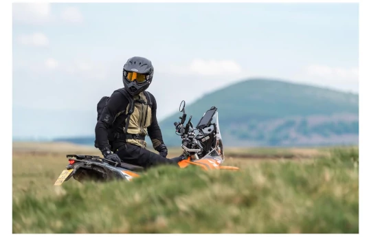 Kurtka tekstylna KNOX TOR SAGE zielony czarny