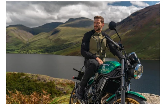 Kurtka tekstylna KNOX TOR SAGE zielony czarny