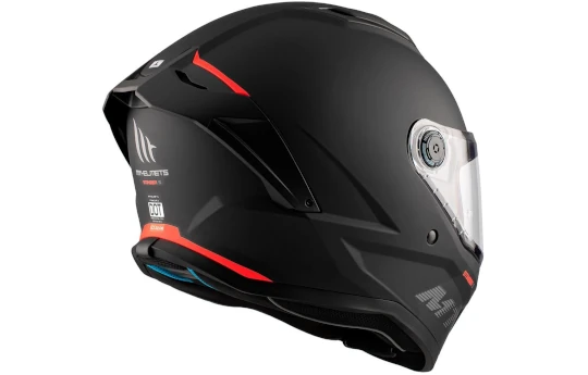 Kask integralny MT STINGER 2 TRON WHITE/PINK/BLUE biały szary różowy