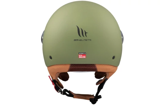 Kask otwarty MT STREET S SOLID GREEN zielony