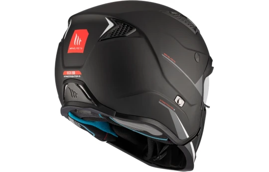 Kask otwarty MT STREETFIGHTER SV S TOTEM MATT PEARL RED czerwony szary czarny