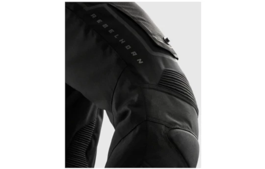 Spodnie tekstylne REBELHORN BORG II BLACK czarny