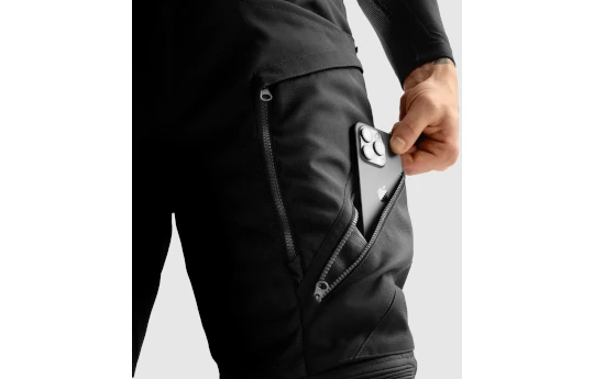 Spodnie tekstylne REBELHORN HARDY 3.0 BLACK czarny