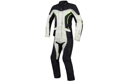 Kombinezon tekstylny damski REBELHORN HIKER III LADY BLACK/GREY/FLO YELLOW czarny szary żółty fluo