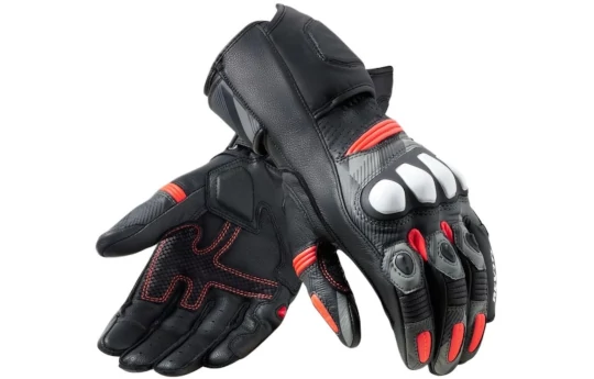 Rękawice sportowe REVIT LEAGUE 2 BLACK/NEON RED czarny czerwony fluo