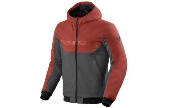 Bluza motocyklowa REVIT PARABOLICA 2 BURGUNDY RED/GREY czerwony szary