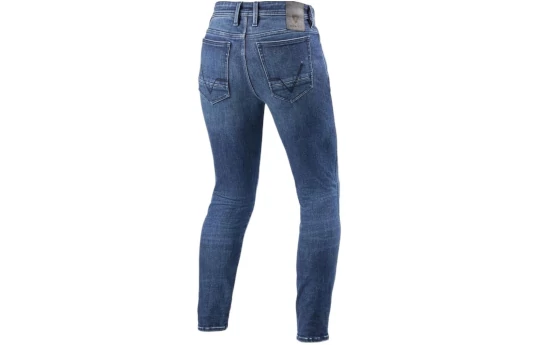 Jeansy motocyklowe REVIT PISTON 3 LIGHT BLUE VINTAGE niebieski