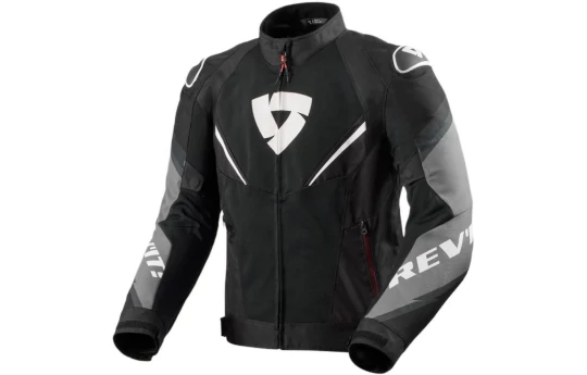 Kurtka tekstylna REVIT QUANTUM 3 AIR BLACK/WHITE czarny biały