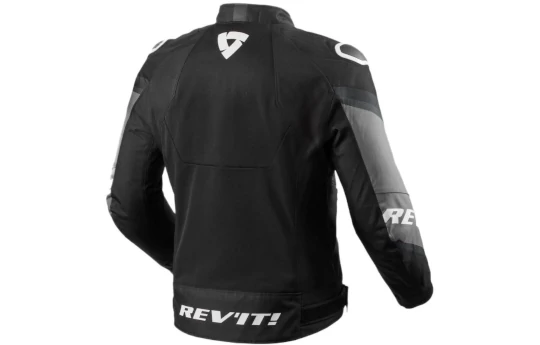 Kurtka tekstylna REVIT QUANTUM 3 AIR BLACK/WHITE czarny biały