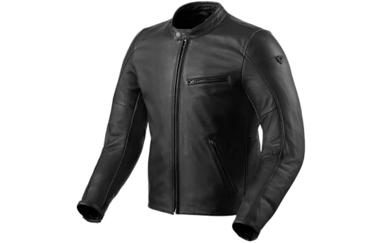 Kurtka skórzana REVIT RINO BLACK czarny