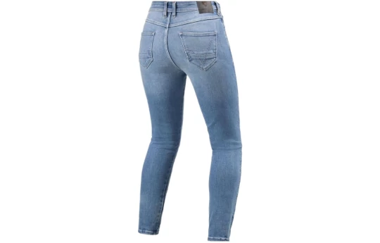 Jeansy motocyklowe damskie REVIT SHELBY 3 LADY LIGHT BLUE VINTAGE niebieski