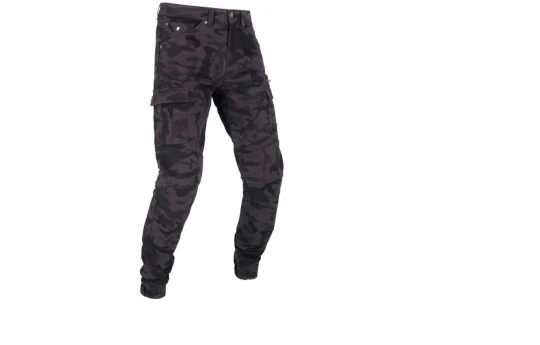 Jeansy motocyklowe RICHA APACHE CAMO beżowy brązowy zielony moro