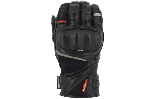 Rękawice ocieplane i wodoodporne RICHA ATLANTIC GORE-TEX BLACK czarny szary czerwony