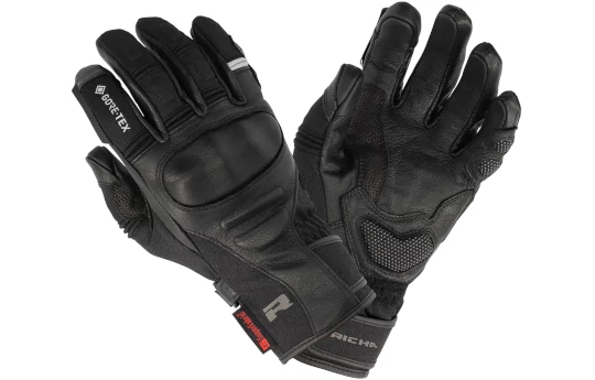 Rękawice zimowe damskie RICHA ATLANTIC GORE-TEX LADY BLACK czarny