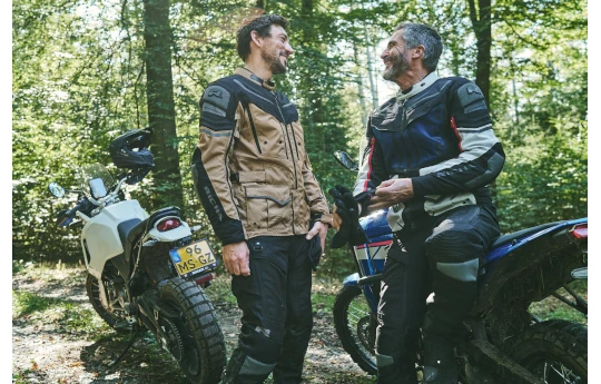 Kurtka tekstylna RICHA INFINITY 2 ADVENTURE GREY/BLUE/RED szary niebieski czerwony