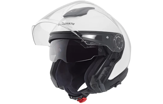 Kask otwarty SCHUBERTH J2 ECE GLOSSY WHITE biały