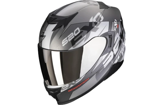 Kask integralny SCORPION EXO 520 EVO AIR TERRA BLACK/SILVER/WHITE czarny srebrny biały