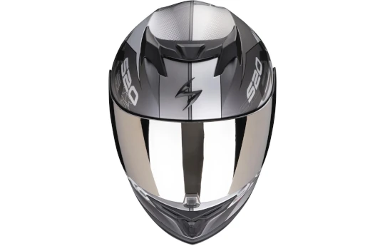 Kask integralny SCORPION EXO 520 EVO AIR TERRA BLACK/SILVER/WHITE czarny srebrny biały