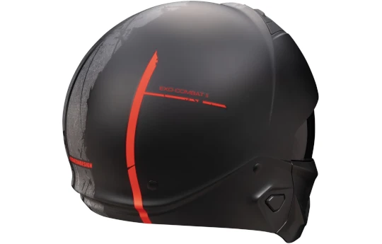 Kask otwarty SCORPION EXO-COMBAT II GENESIS BLACK/WHITE/GOLD czarny biały złoty