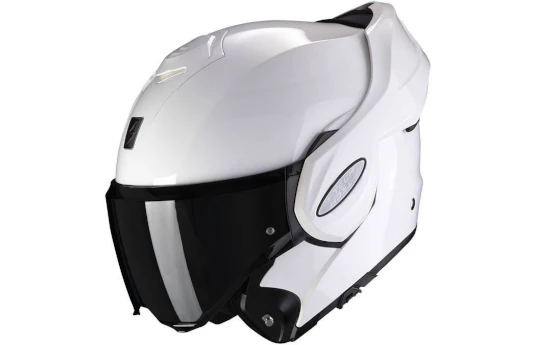 Kask szczękowy SCORPION EXO-TECH EVO SOLID WHITE biały