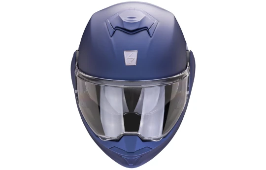 Kask szczękowy SCORPION EXO-TECH EVO PRO SOLID PEARL BLACK MATT czarny mat