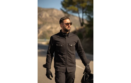 Koszula motocyklowa SECA OUTCAST BLACK czarny