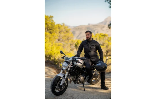 Koszula motocyklowa SECA OUTCAST BLACK czarny