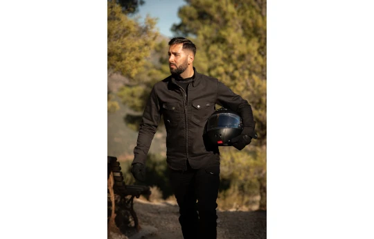 Koszula motocyklowa SECA OUTCAST BLACK czarny