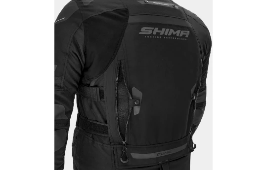 Kurtka tekstylna SHIMA DUNE RED czarny szary czerwony