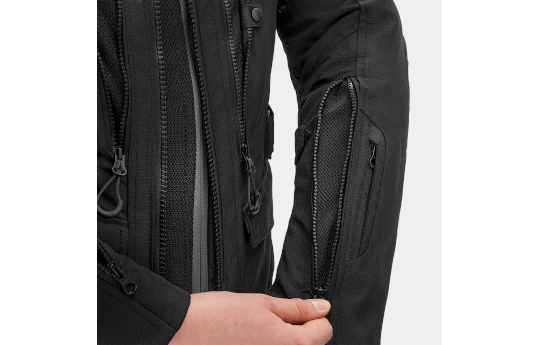 Kurtka tekstylna SHIMA DUNE RED czarny szary czerwony