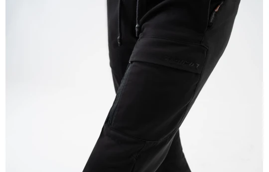 Jeansy motocyklowe damskie SHIMA JOGGSY LADY BLACK czarny