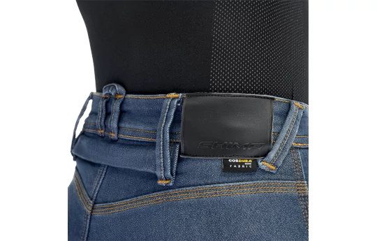 Jeansy motocyklowe damskie SHIMA RIDGE LADY BLACK czarny