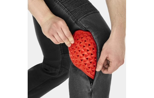 Jeansy motocyklowe SHIMA ZENITH BLACK czarny