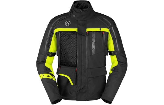 Kurtka tekstylna SPIDI 4 SEASON V3 BLACK/BLUE czarny niebieski