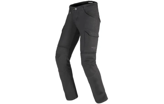 Jeansy motocyklowe SPIDI PATHFINDER CARGO BLACK czarny
