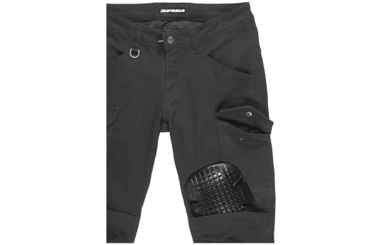 Jeansy motocyklowe SPIDI PATHFINDER CARGO BLACK czarny