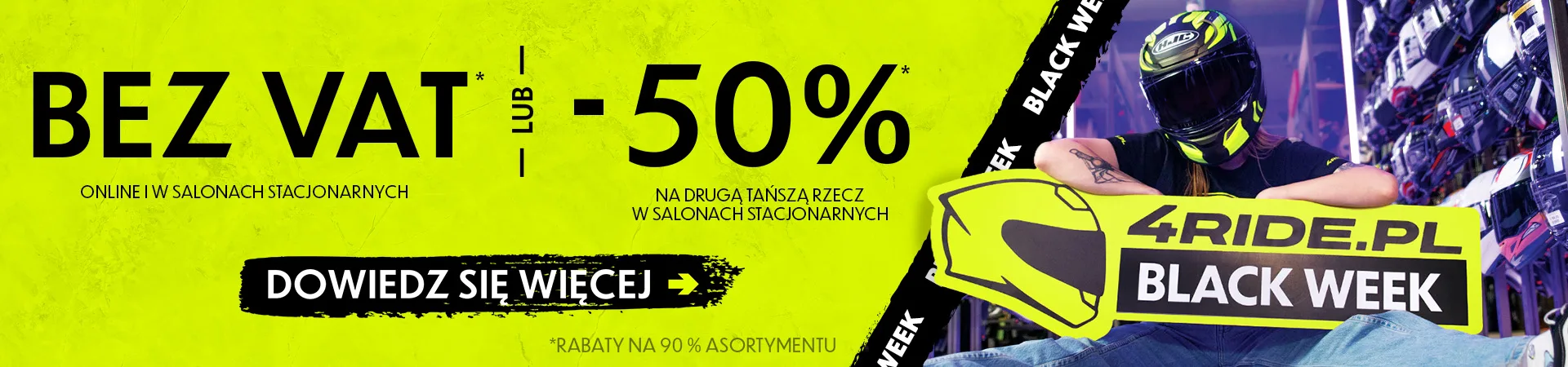 Black Week w sklepie 4ride.pl