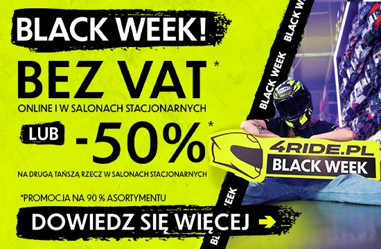 Black Week w sklepie 4ride.pl Black Week w sklepie 4ride.pl